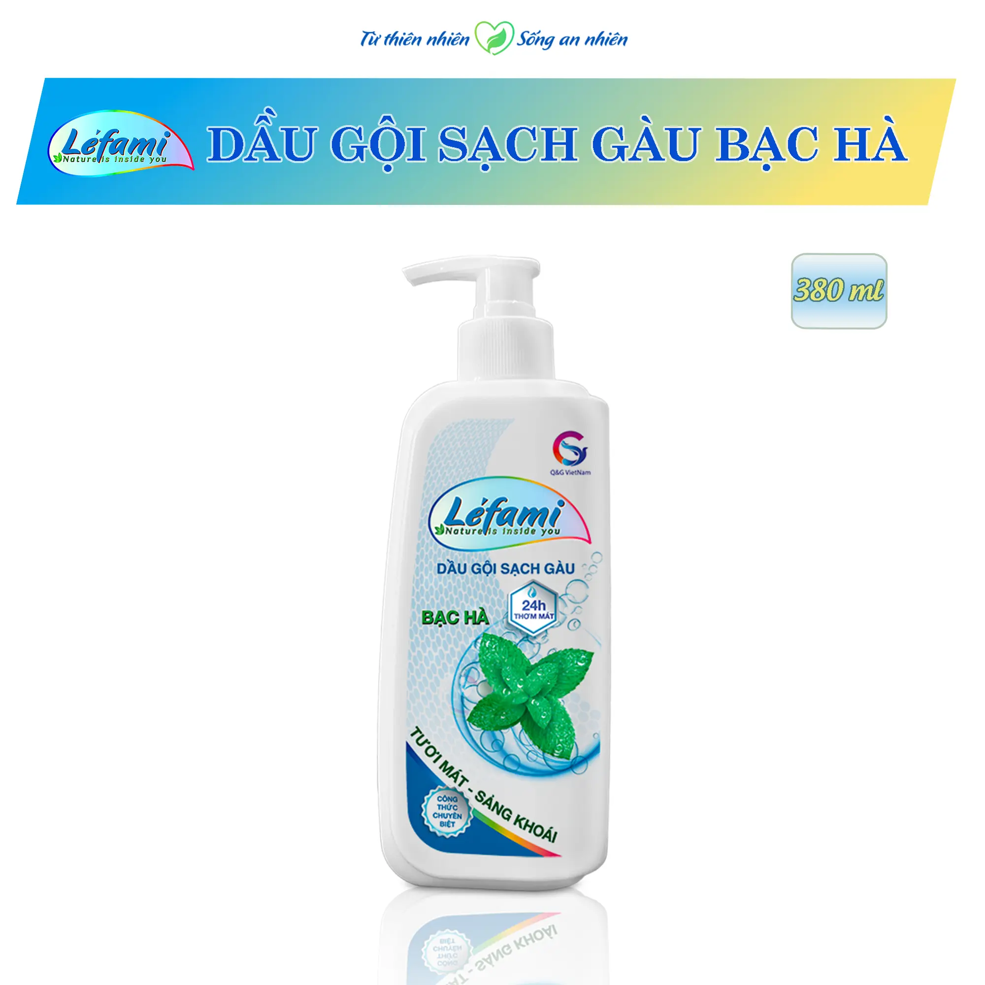Dầu gội Bạc Hà Le'fami dầu gội trị gàu tinh thể bạc hà mát lạnh Dưỡng Tóc sạch gàu cho Nam và Nữ dầu gội  thảo dược dầu  gội dầu  gội sentus dầu  gội dầu gội  oliu dầu  gội dầu  gội