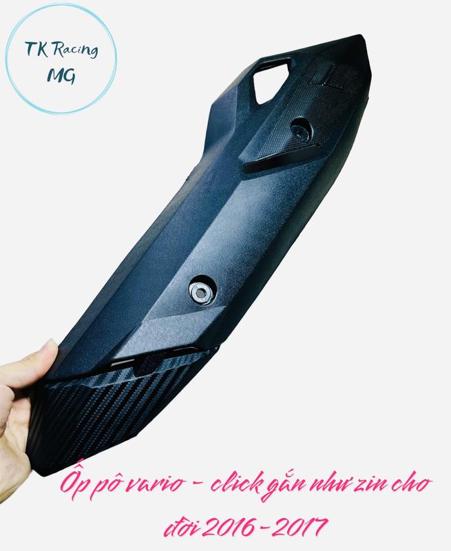 Ốp Pô đen nhám gắn cho xe Vario - click 2016 - 2017 .lắp đặt như zin không cần chế độ Phụ Tùng Phụ Kiện
