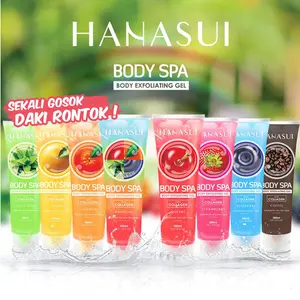 HANASUI BODY SPA EXFOLIATING GEL WITH COLLAGEN 180 ML GEL PERONTOK DAKI