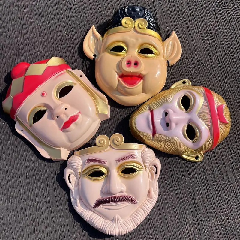หน้ากาก Monkey King Sun Wukong, การเดินทางสู่ตะวันตก, หัวหน้าและหัวหน้างาน, หน้ากาก Tang Seng, หน้ากากหมูทราย Tang Seng, หน้ากากการ์ตูนสำหรับเด็ก