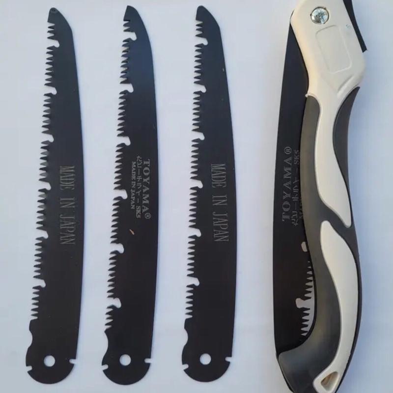 TOYAMA Combo Cưa + 3 Lưỡi Dài 26cm SK5 Nhật Bản Dụng Cụ Bonsai Cây Cảnh Làm Vườn Cuacamtay Cuagap Cuanhatban