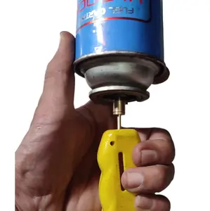 Alat Isi ulang korek gas dari kaleng portabel