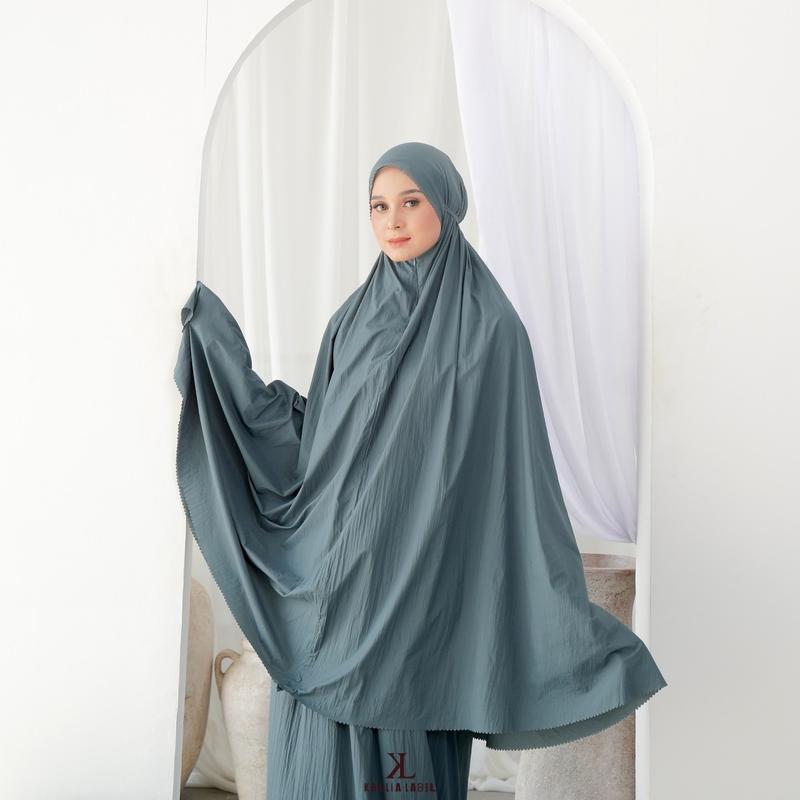 Alula Travel Prayer Set | Mukena Mini Travel Premium by Kallia | Packaging with box 1