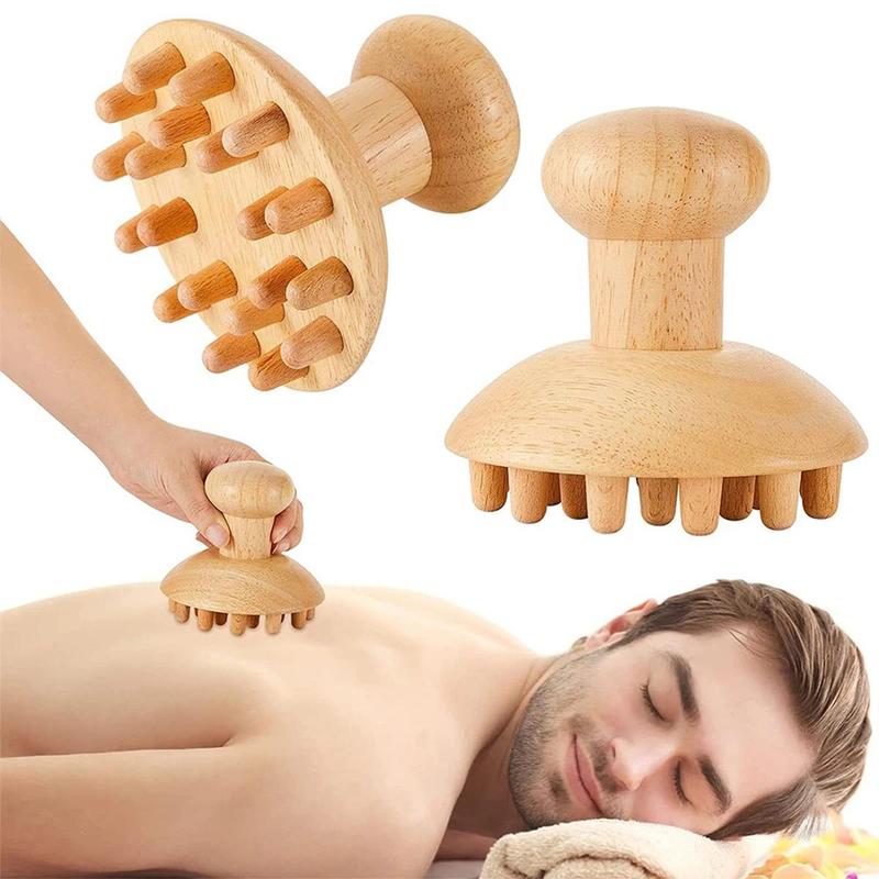 Product Introduction of Wooden Manual Massage Tool Set, 5 Counts/set Professional Wooden Body Massage Tool for Muscle 3