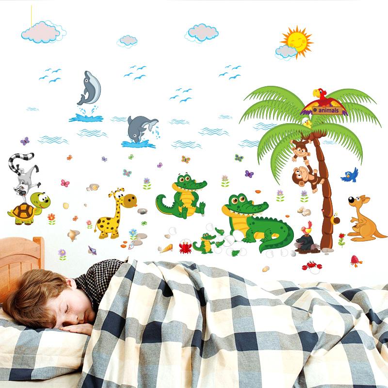 Đề can hình dán tường khủng long trang trí phòng cho bé Decor Decal 7