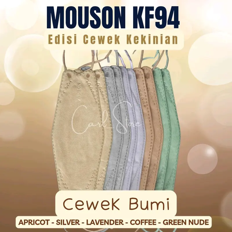 Masker Mouson KF94 Edisi Cewek Kekinian Mamba Kue Bumi 1