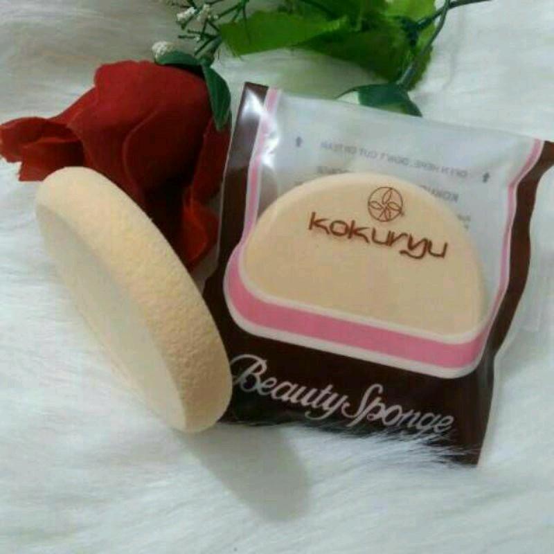 isi 1 Spons Bedak Tebal Besar Warna Orange Rembuk Basah Puff Makeup ...