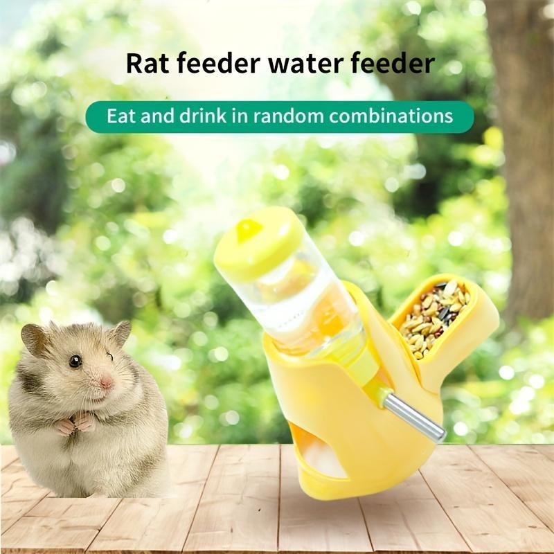 Pet Supplies Hamster Kettle Diet Ball Feeding Automatic Waterproof Eating And Drinking bin  cage harness bird radiator springs lobster canary 4