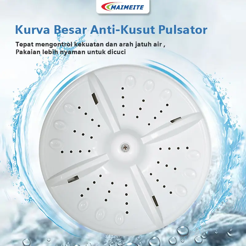 MAIMEITE Mini Washing Machine Mesin Cuci Mini Hemet Energi 4.5KG 7