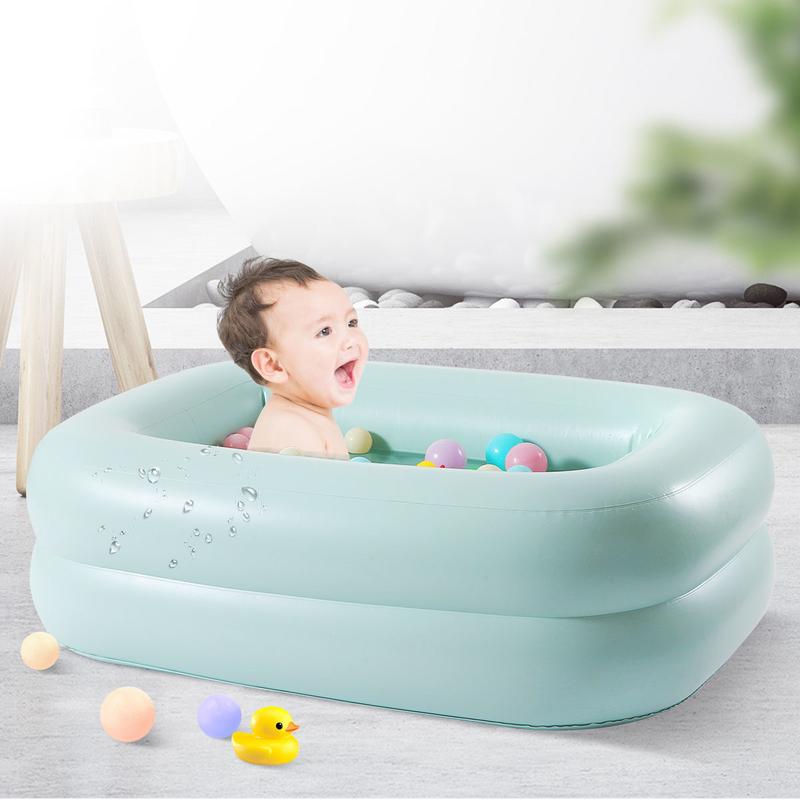 Inflatable Rectangle Swimming Pool For Baby PVC Balls Pool Toys ...