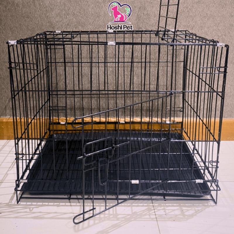  Chuồng nuôi chó mèo lớn NAN VỪA cún 10kg 17kg dạng lồng gấp gọn sơn tĩnh điện Hoshi Pet CN03 