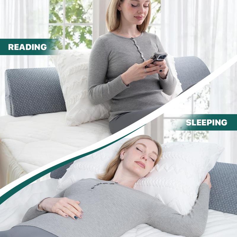 Wedge Pillow, 1 Count Split Gap Filler for Bed, Mattress Connector Replaces A Mattress Gap Filler, Birthday Gift Ideas, Gifts for Dad, Bedroom Accessories 8