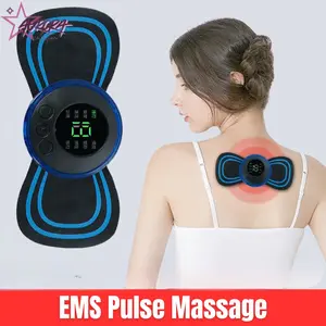 [auroracollect] Alat Pijat Electrical Muscle Stimulation (EMS)  / Alat Terapi Pinggang Akupunktur / Alat Pijat Leher Punggung Elektrik Portable Kupu Mini Pad
