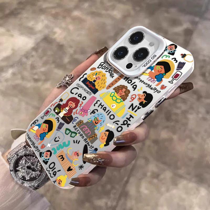 Casing Hp For SAMSUNG INFINIX Cover Hola Hallo Dengan Motif Yang Imut Gemoy Cute Baru Simple Dan Antislip Viral Case Hardcase CYK1376