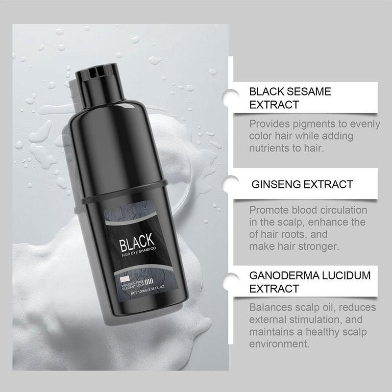 Product Introduction of Dầu Gội Nhuộm Tóc Thảo Dược Tự Nhiên, 100ml, Dầu Gội Màu Tóc, Cho Tóc Gary, Nâu Đậm Và Đen, Mã L3E5 30