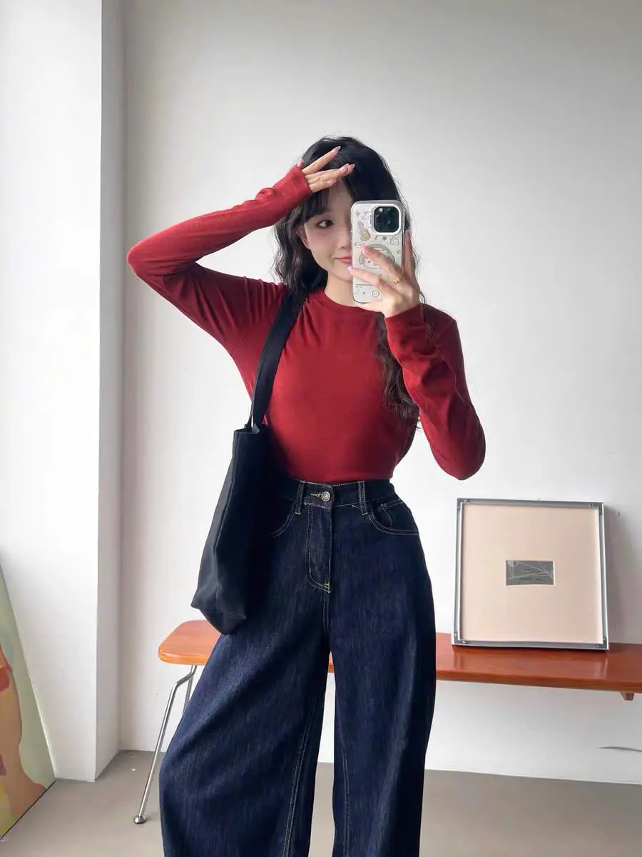 ÁO THUN TAY DÀI BABYTEE TRƠN VẢI COTTON MỀM MỊN THOÁI MÁI Cổ Tròn Women | BigBuy360 - bigbuy360.vn ÁO THUN TAY DÀI BABYTEE TRƠN VẢI COTTON MỀM MỊN THOÁI MÁI Cổ Tròn Women | BigBuy360 - bigbuy360.vn