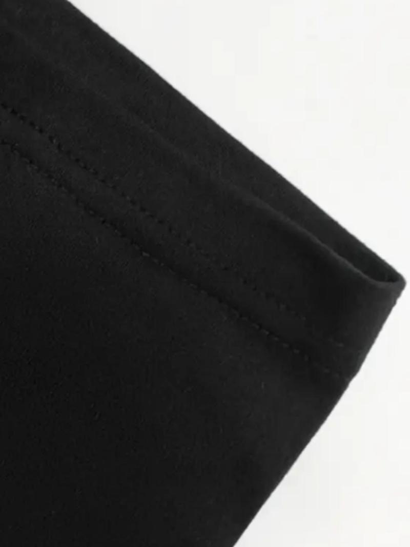 Product Introduction of Women's Plain Button Decor Wrap Skirt, Elegant Ruched Split Hem Knee Length Skirt for Work Office, Ladies Summer Clothes 6