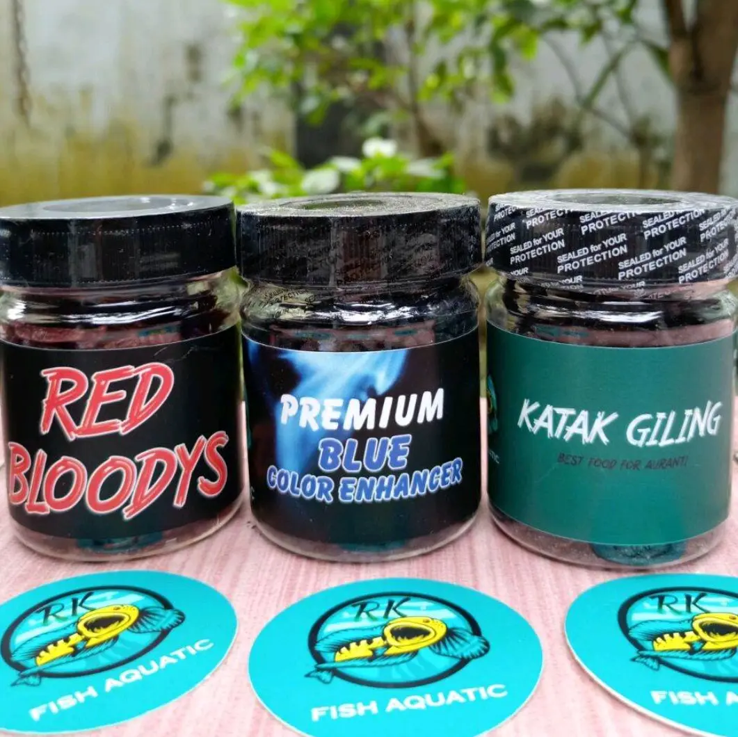 Paket Lengkap Pakan Auranti Progres Fin Biru, dan Marking Oren Pelet Katak pa kanika