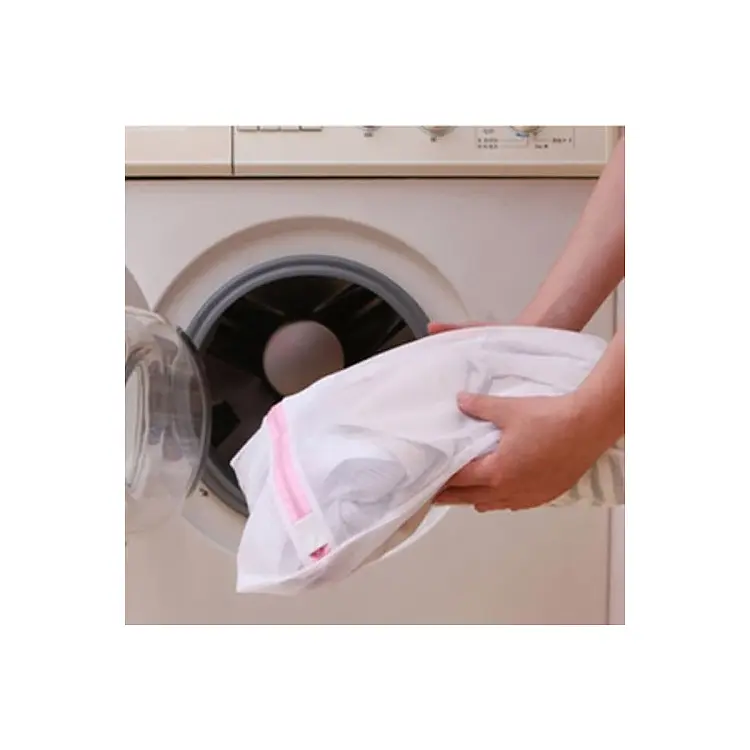 Tempat Baju Kotor Laundry Bag Net Zipper Resleting Kantong Mesin Cuci Pakaian Tas 5