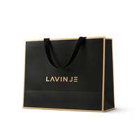 Gambar LAVIN JE Paperbag untuk Hadiah Black Paperbag for Gifts Gift Bag 1103 - Black dari LAVIN JE OFFICIAL STORE Kab. Tangerang 2 Tokopedia