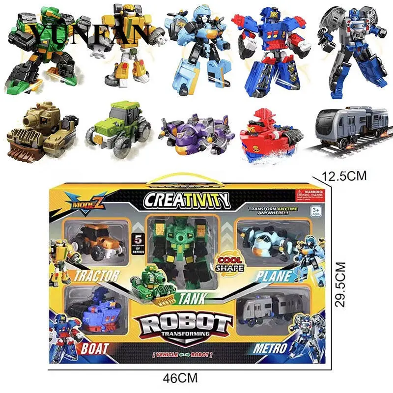 Unique Tank Transforming Robot ToyDeformed puzzle intelligent development toys
