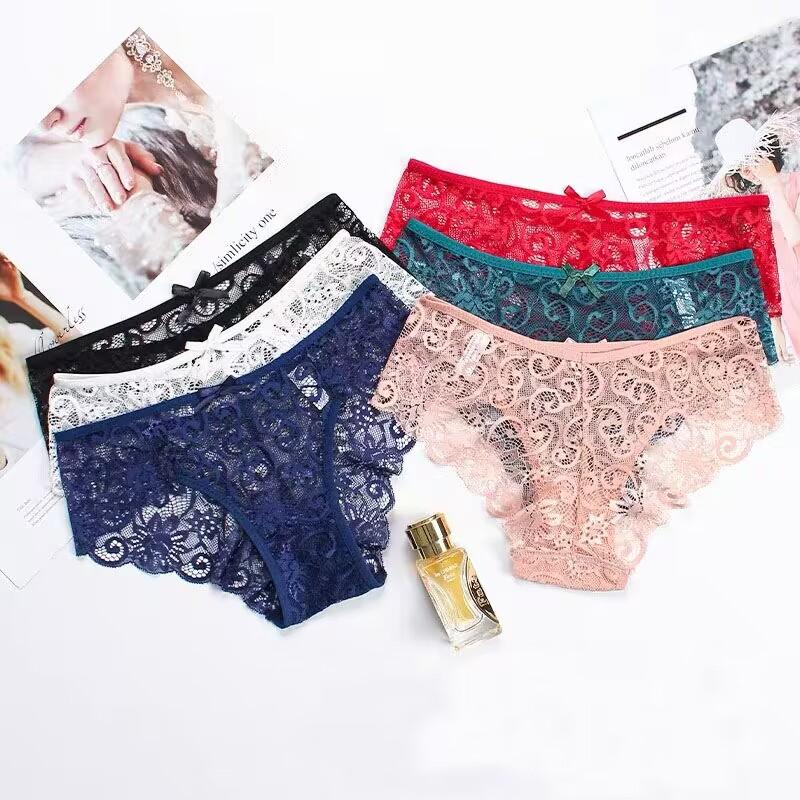 Product Introduction of Dezenna Celana Dalam Wanita Mid Waist G String Renda Transparan Jumbo 5C125 19