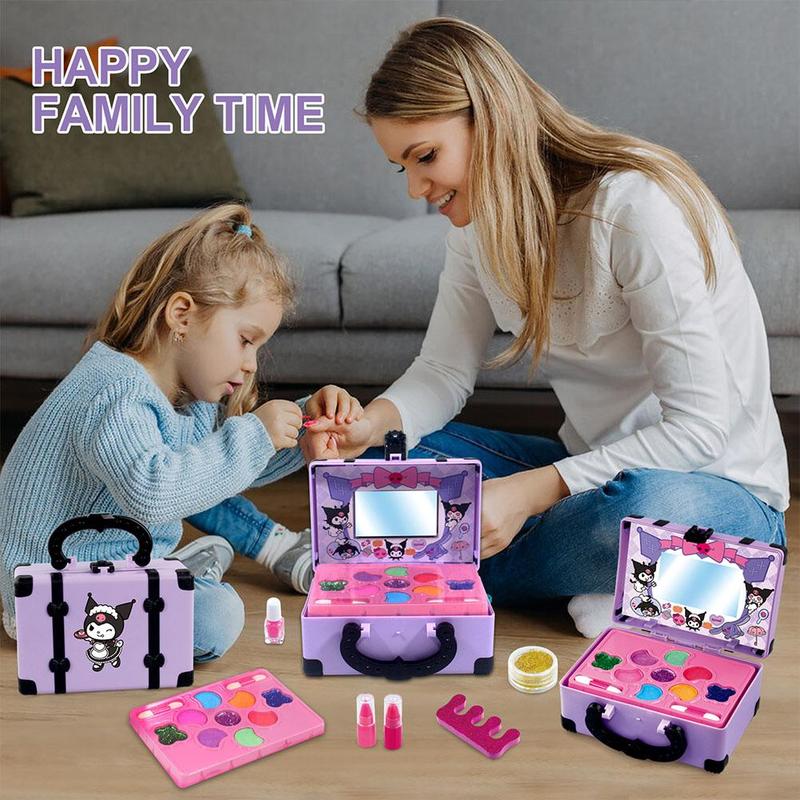 Product Introduction of Girls Cosmetics Makeup Pretend Toy Kit Portable Make Up Washable Play Makeup Toys For Children Kids  Gift Toys 24