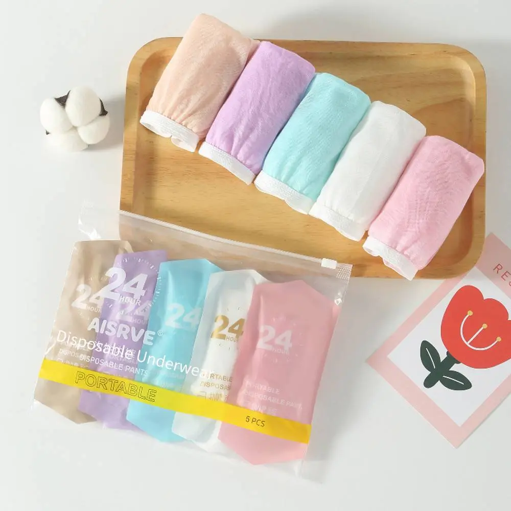 Disposable Panties Ladies Pure Cotton Sterile Travel Business Trip Shorts Portable Pregnant Women Postpartum Confinement Convenient Shorts