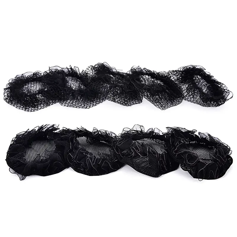 Bọc Búi Tóc Trơn Màu Đen, Dành Cho Nữ, Chất Liệu Lưới Snood, Thích Hợp Cho Bữa Tiệc, Khiêu Vũ Và Trượt Băng, Phong Cách Ballet, Hàng Mới Về 2