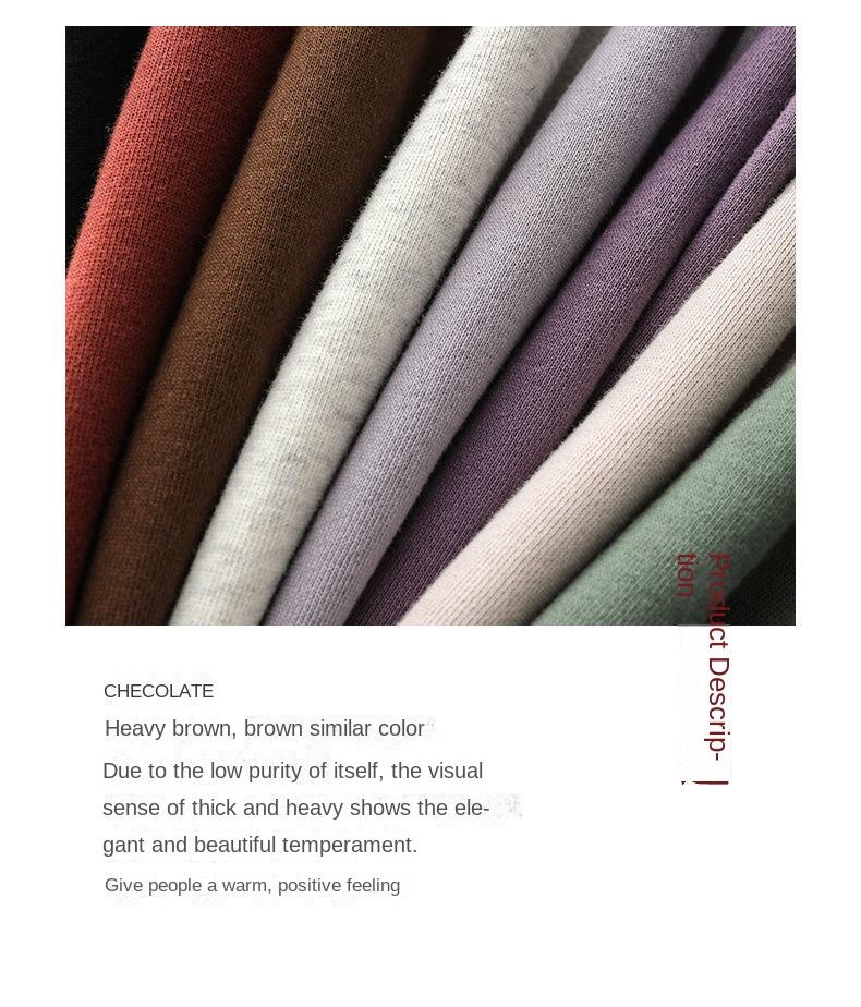 Product Introduction of 350G Spring and Autumn Thin Chocolate Sweater Women's Brown Hooded Coat Caramel Loose Hoodie Autumn and Winter Womenswear Tops Lingerie Comfort Sweatshirts Pullover Longsleeve Casual 1