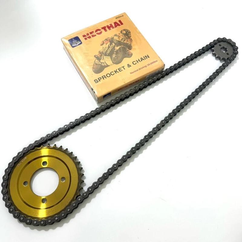 Nhông xích dream thái , wave anpha 100(wave nhỏ-đời đầu )  , nhông sên đĩa dr việt