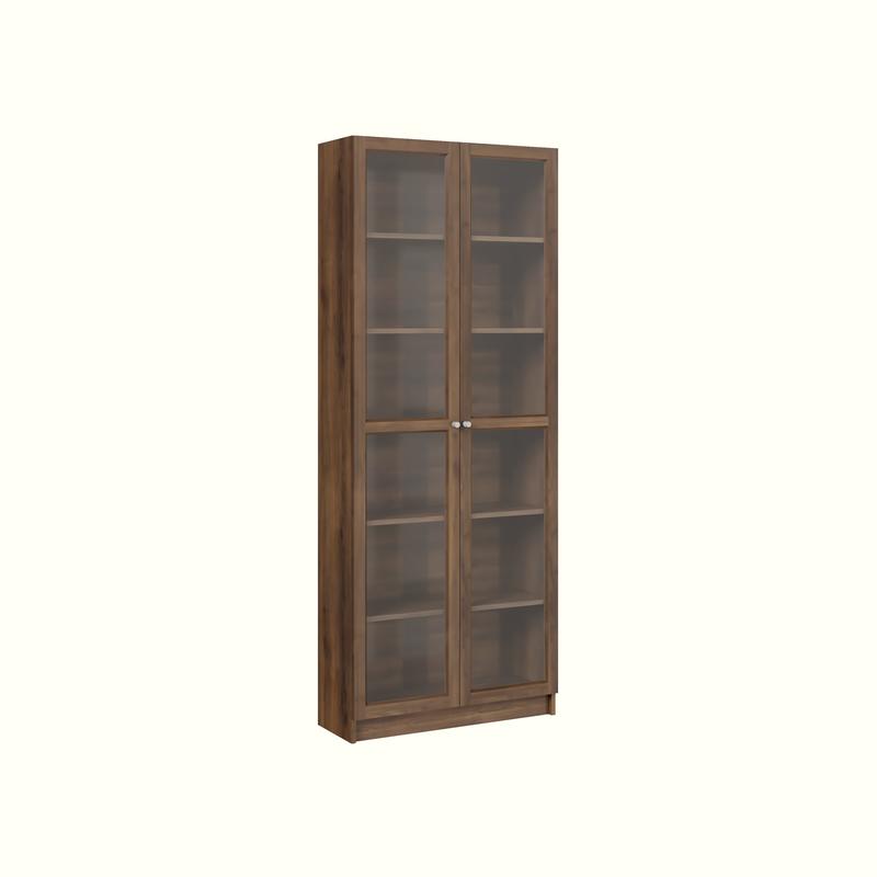 HAPPY FURNITURE , kệ sách 6 tầng cửa kính - CATY , KSA_010 , 80cm x 30cm x 202cm 5