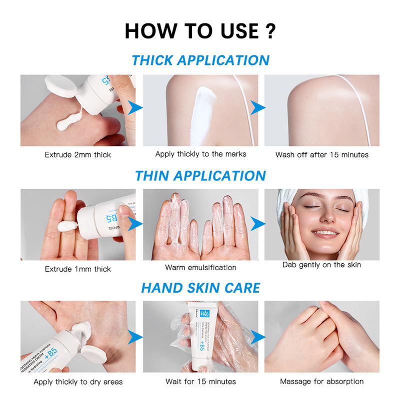 Product Introduction of Kem Khô, Hydrate và Dưỡng Ẩm, với chất lỏng B5 b5  phục  hồi  da kem  dưỡng  ẩm  cho  da  siêu  khô 7
