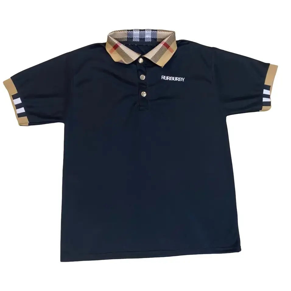 Áo POLO BR 3 CÚC MẠ VÀNG thêu chữ ở ngực Đủ 4 size 35-78KG
