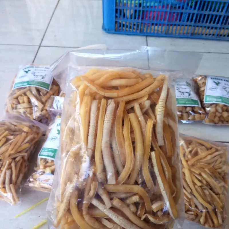 Krecek Rambak Kulit Sapi Stick Tebal Asin Kerupuk Food 3
