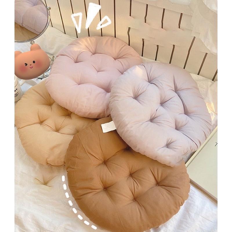 Đệm Lót Ghế Đệm Ngồi Bệt Kiểu Tròn Nhiều Màu Trang Trí Quán Cà Phê Bàn Trà Ngồi Thiền Sang Trọng