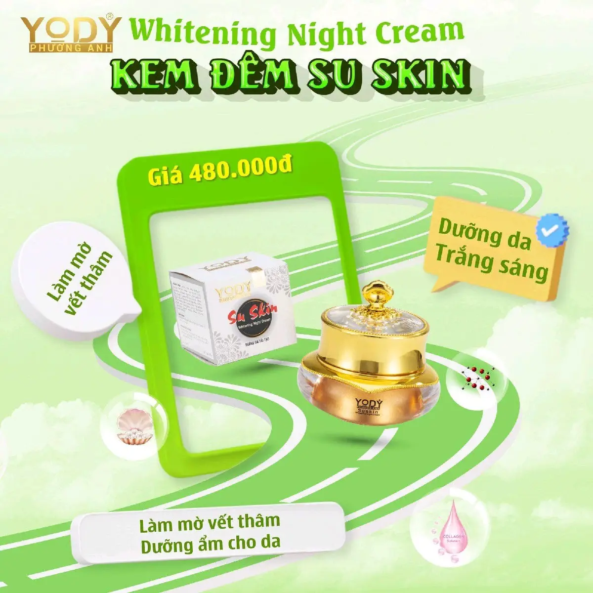 Kem đêm tái tạo dưỡng trắng