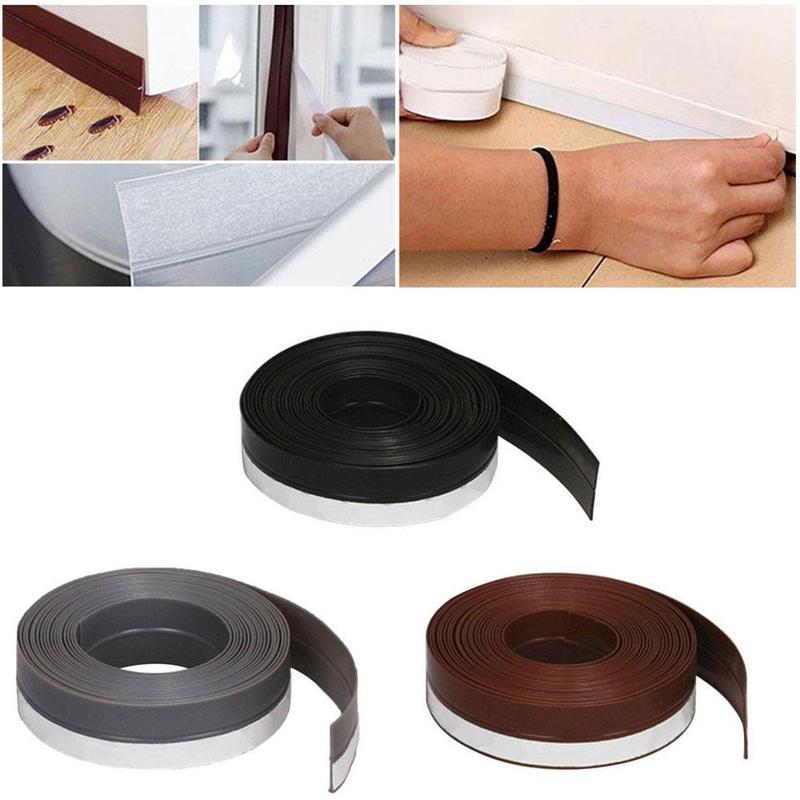 Product Introduction of 100cm Door Bottom Seal Strip Insect-Proof Windproof Soundproof Window Rubber Seal Windproof Adhesive Door Windshield Sealing 19