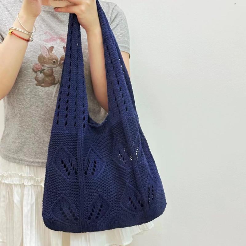 Product Introduction of กระเป๋าทอ, ถักกลวง, สำหรับผู้หญิง, กระเป๋าสัมภาระฤดูร้อน, กระเป๋าด้ายขนสัตว์, ความจุมาก, กระเป๋าเอกสารอเนกประสงค์ใต้วงแขน, กระเป๋าสะพายไหล่, เหมาะสำหรับการพักผ่อนในวันหยุดฤดูร้อน 14