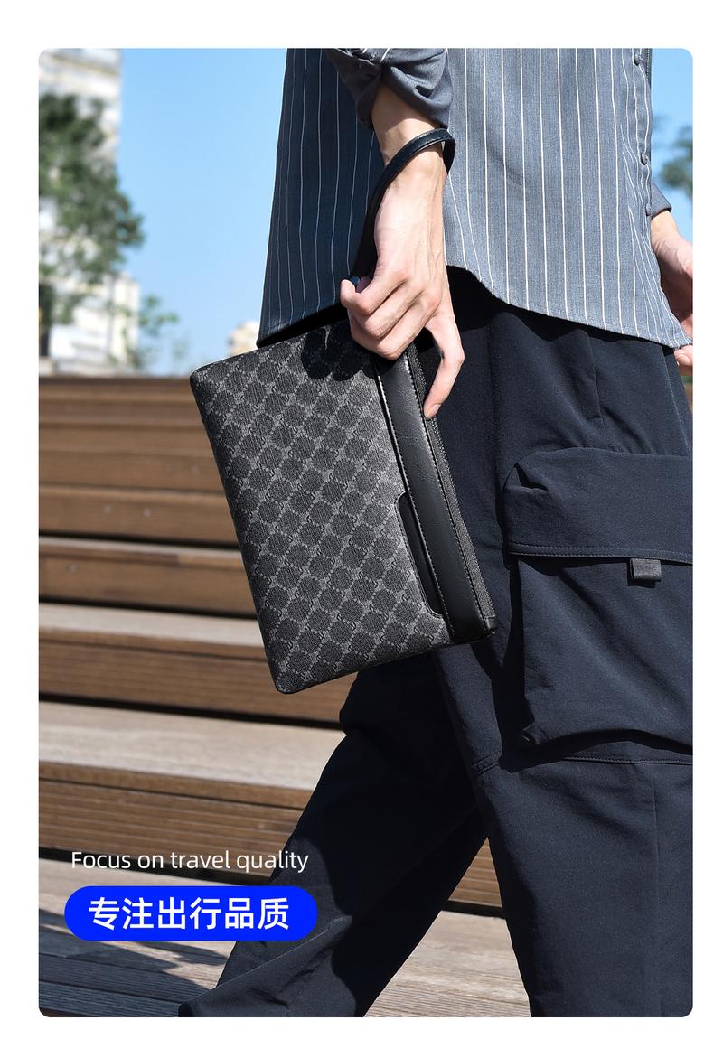 Product Introduction of Women's Handbag Bag Men's Clutch Large Capacity Handbag Envelope Bag Casual Fashion Small Bag Clip Bag Trendy Bag Clutch 4