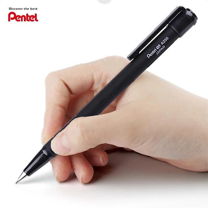  Bút Chì Ngòi Bấm 0.5mm Pentel A255 - Vẽ Khuôn Dáng Mày Trên Da Giả 