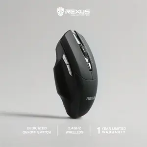 Rexus Xierra 109 - Mouse Wireless Gaming - Design Simple Dan Elegan