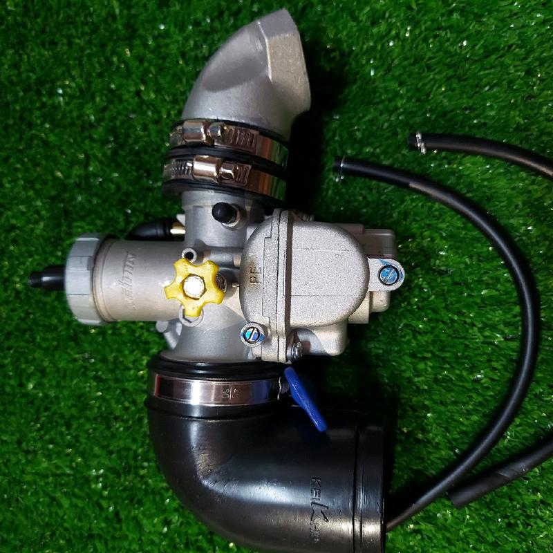 Bộ bình xăng bông mai thái co ngắn nhôm phutung thailan cổ _