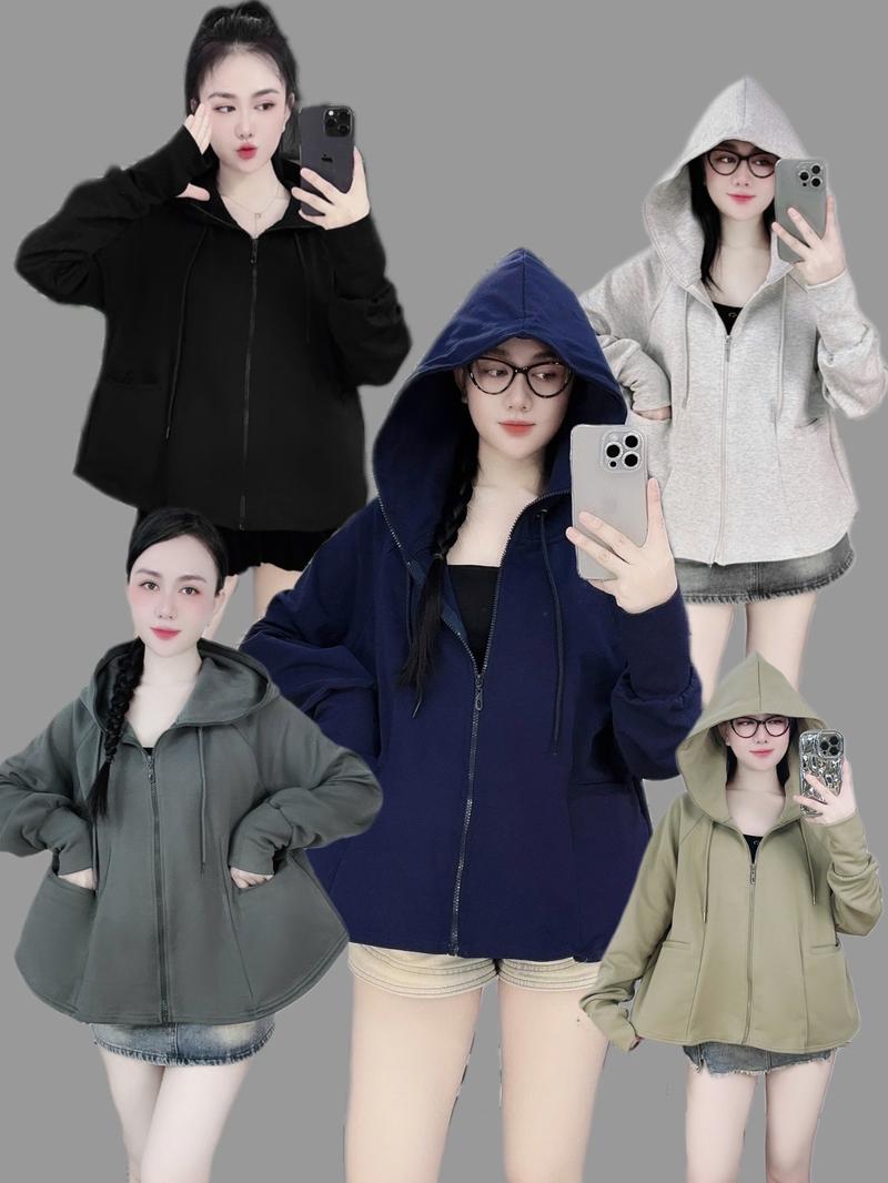 Product Introduction of Áo khoác chống nắng umi su cao cấp, form dài babydoll trẻ trung, dày dặn đanh mát. Nữ 8