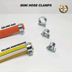 KLEM BAGUS HOSE CLAMPS 10MM - 15MM KLEM SELANG AIR KOMPRESOR GAS