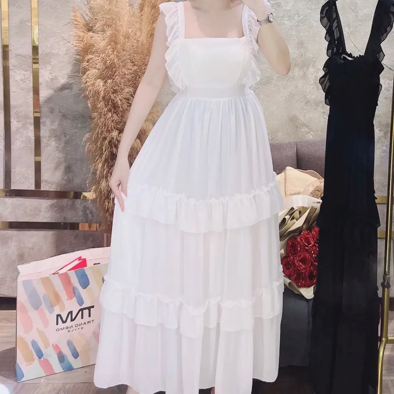 Đầm Voan Cánh Tiên Bèo 2 Tùng Women - Nữ 4