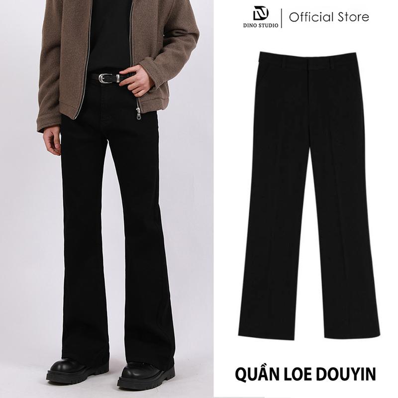Dino.Studio X TRAN HUU BINH Quần Tây Ống Loe Nam,Quần Âu Loe Tôn Dáng Che Khuyết Điểm Chân