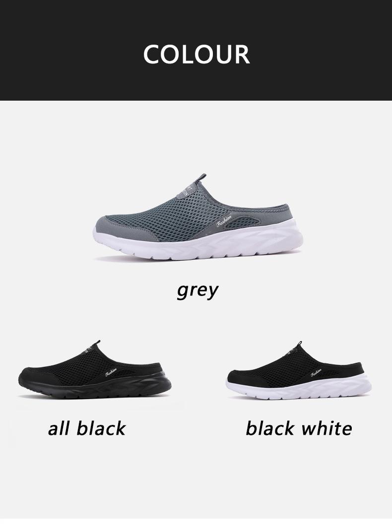 Product Introduction of Sneakers Casual Shoes for Men Breathable Summer Lightweight Comfortable Black Slip-On Driving Walking Shoes Tenis Masculino Boy Runner 40
