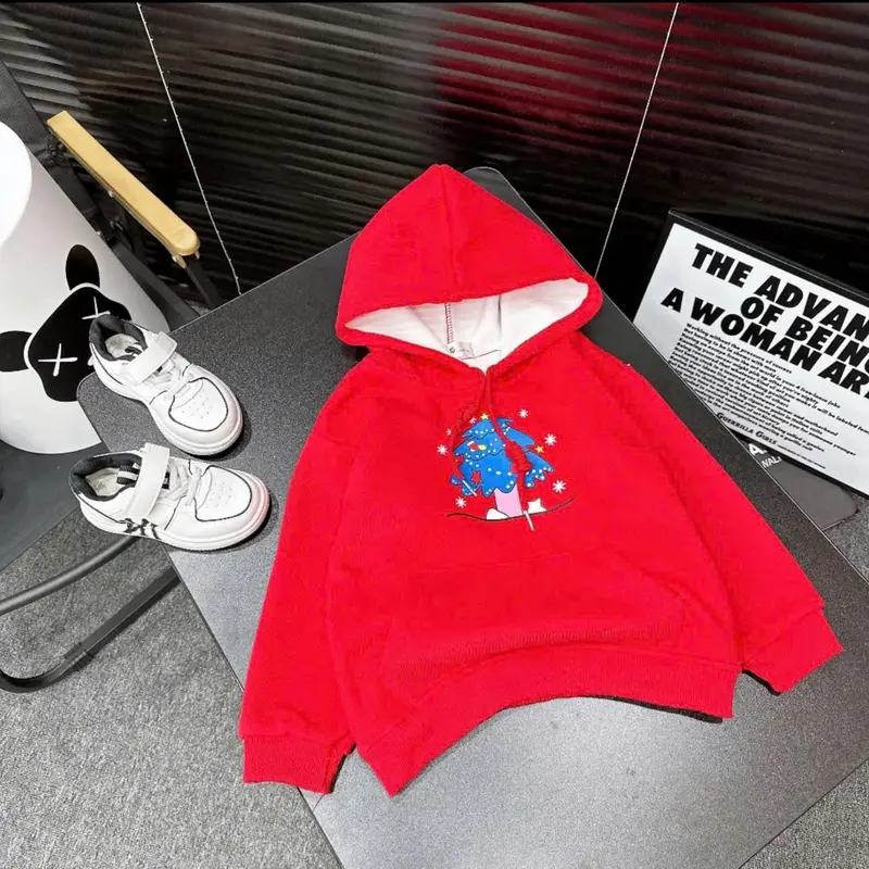 Áo hoodie cho bé trai bé gái , Áo khoác nỉ cho bé chất Vải nỉ lót nhung cao cấp cho bé 12-22kg HD01 2