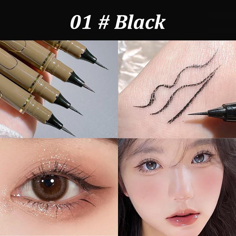 Product Introduction of Cotton-tipped Liquid Eyeliner Pen It Dries Quickly Is Waterproof Long-lasting Smooth Smudge-proof and Is An Eye Makeup Tool 14